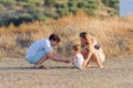 Family Playing with Child