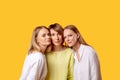 Family portrait mother daughters relationship love Royalty Free Stock Photo