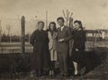 Family portrait outdoor in 40s 2