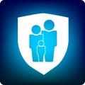 Family protection Royalty Free Stock Photo
