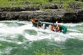 White water rafting on the Snake River.