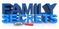 Family secrets on white