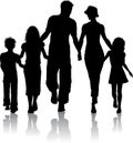 Family silhouette