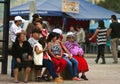 Several Generations of Family at a Festival in Ecuador