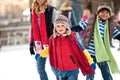 Family skating