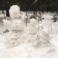 A family of snowmen
