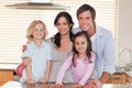 Family standing up Royalty Free Stock Photo