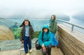 Family on Stegastein Viewpoint (Aurland, Norway)