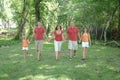 Family Strolling Royalty Free Stock Photo