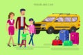 Family summer holiday travel Royalty Free Stock Photo