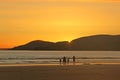 Sunset over Newgale Beach, Wales