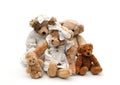 Family of teddies Royalty Free Stock Photo