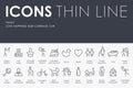 Family Thin Line Icons