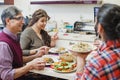 Family Enjoying Dinner Together Royalty Free Stock Photo