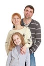 Family of three Royalty Free Stock Photo