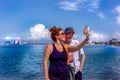 Family Tourism Puerto Vallarta Mexico Selfie