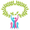 Family Tree Icon Royalty Free Stock Photo