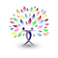 Family tree logo