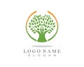 Family Tree Logo template. Royalty Free Stock Photo