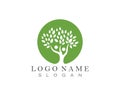 Family Tree Logo template vector icon design Royalty Free Stock Photo