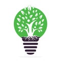 Family Tree And Roots Logo Design. Royalty Free Stock Photo