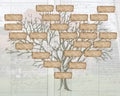 Family tree Royalty Free Stock Photo