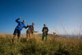 Family trekking on Velka Fatra