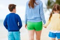 Family on tropical vacation Royalty Free Stock Photo