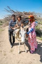 Family in Turkmenistan Royalty Free Stock Photo