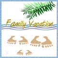 Family vacation scrapbook