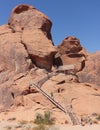 A Family at the Valley of Fire State Park