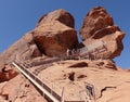 A Family at the Valley of Fire State Park