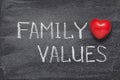 Family values heart