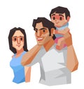 Family, Vector illustration.