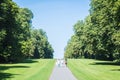 Family Walk together at Cirencester park in summer