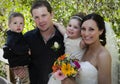 Family on wedding day Royalty Free Stock Photo