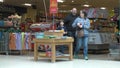 Family in the WHSmith shop