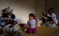 Family of wool workers, Otavalo, Ecuador