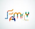Family word concept Royalty Free Stock Photo