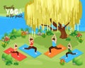 Family Yoga Background