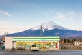 FamilyMart convenience store under Mt. Fuji
