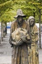 The Famine Memorial in Dublin Royalty Free Stock Photo