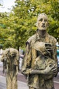 The Famine Memorial in Dublin Royalty Free Stock Photo