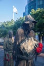 The Famine Memorial statue, Dublin, Ireland Royalty Free Stock Photo