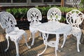 Famlily garden table and chairs
