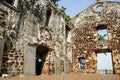 A Famosa Fort Ruins on St Paul Hill Royalty Free Stock Photo