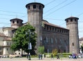 Famous Acaja Castle, Madama Palace. Turin, Italy