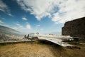 Famous airplane located in fortress of Gjirokastra, Albania