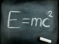 Famous Albert Einstein's equation E=mc2