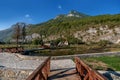 Famous Ali Pasha Springs in Gusinje, Montenegro Royalty Free Stock Photo